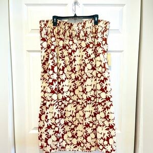 NWOT Universal Thread Cottagecore Floral Skirt Tiered Cotton Peasant